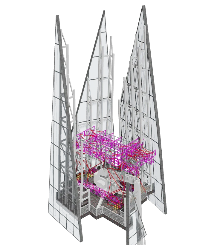 3D model of The Shard, London