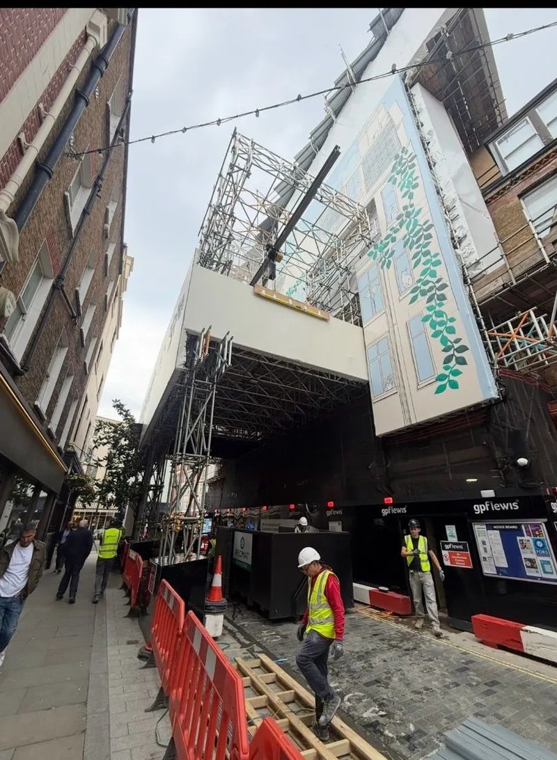 1 Marylebone High Street &mdash; scaffold design by Node Group