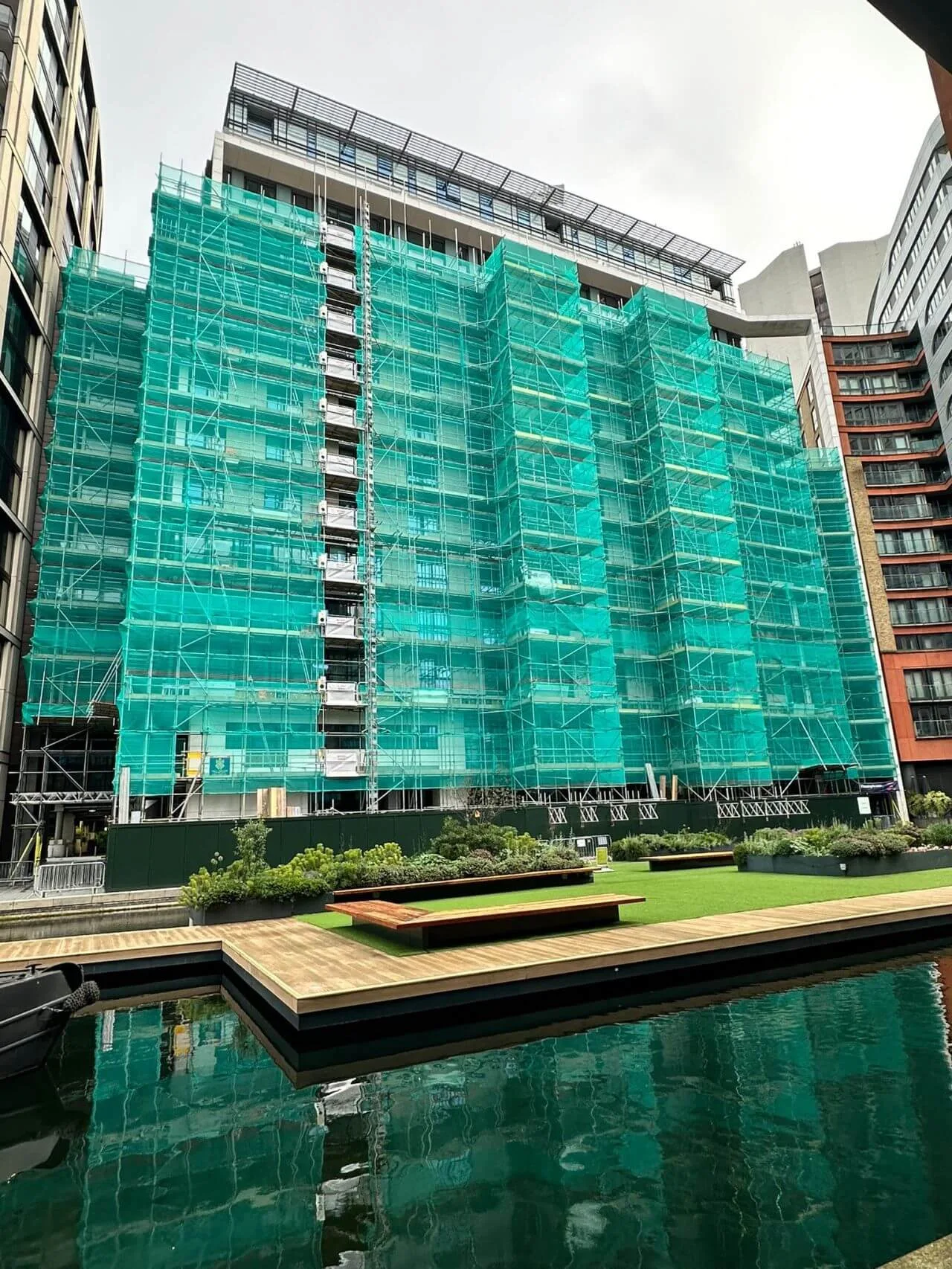 Merchant Square scaffold design