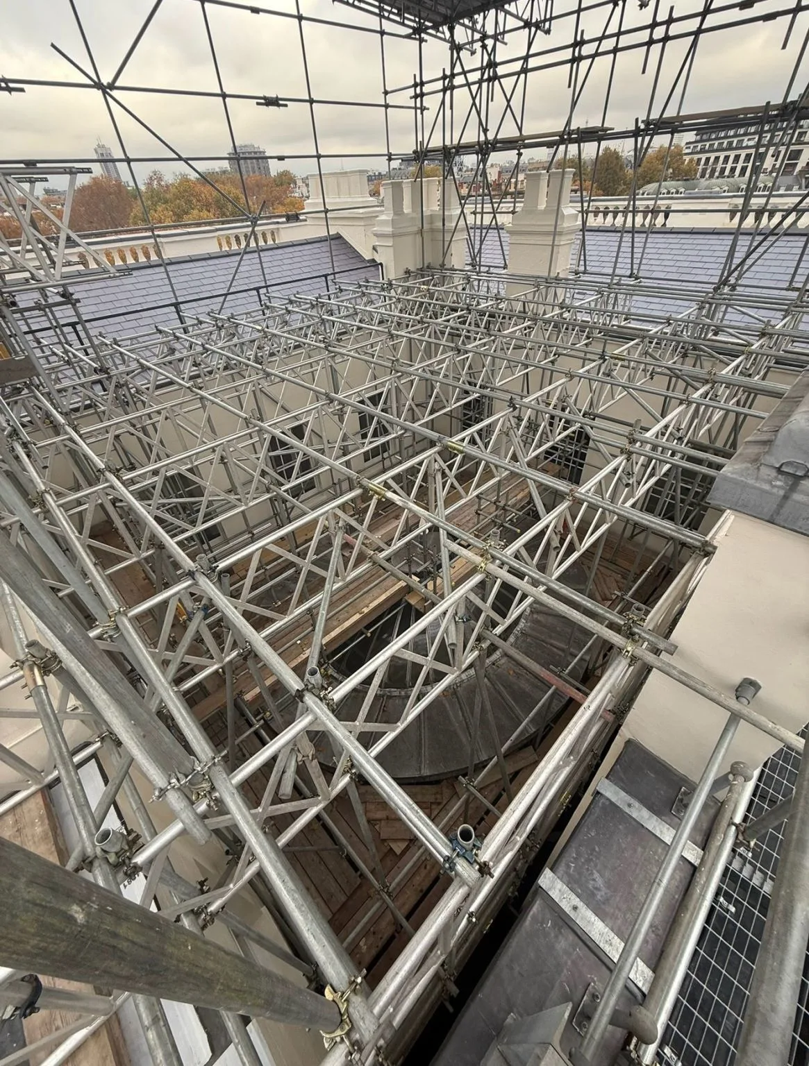 Seaford House &mdash; scaffold design by Node Group