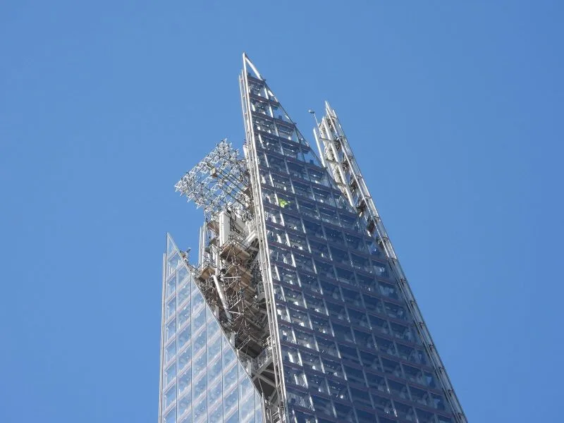 The Shard cantilevered scaffold design by Node Group