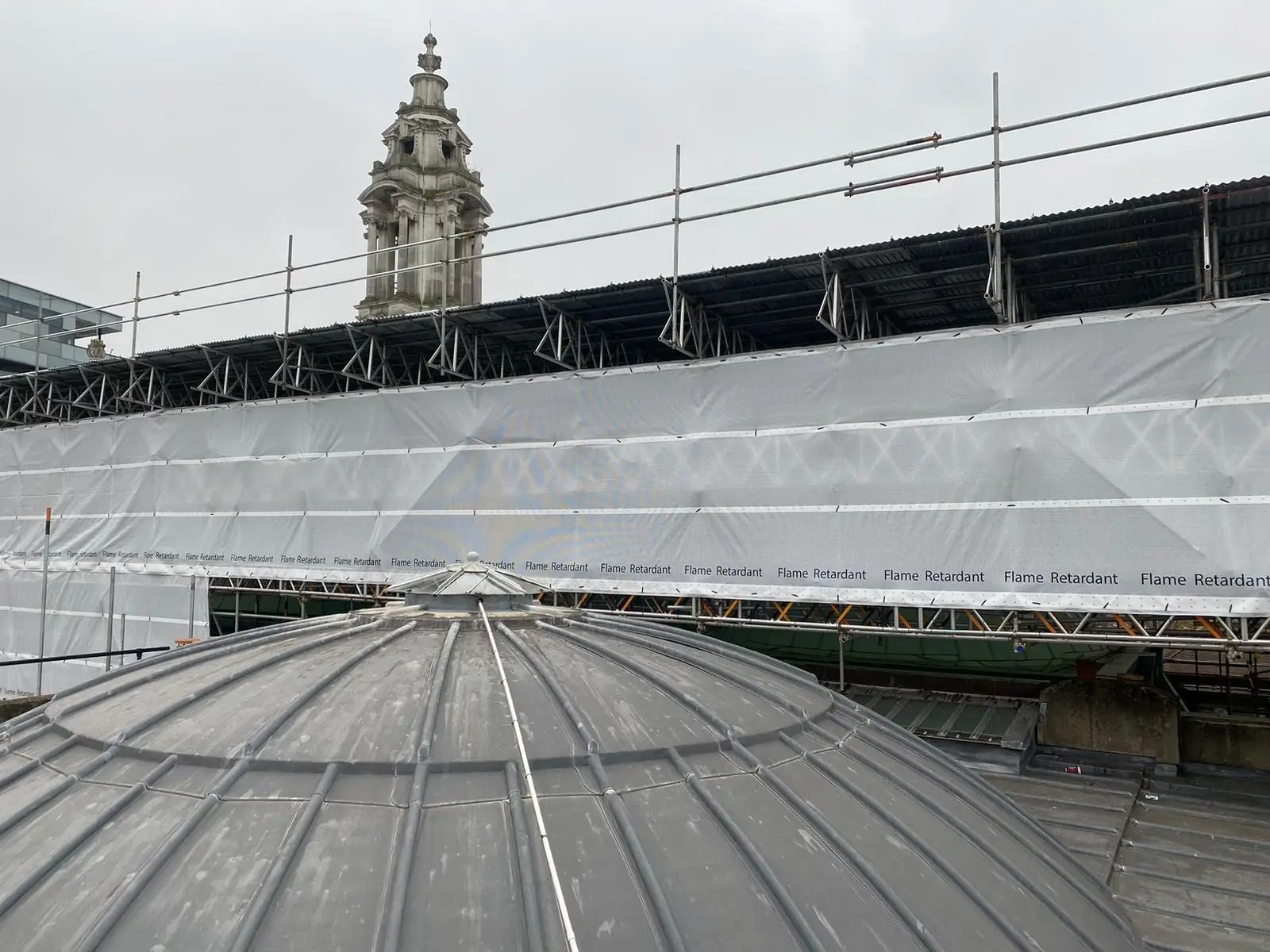 Woolwich Town Hall scaffold design